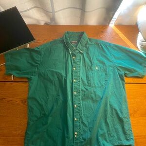 Vintage Short Sleeve Green Trader Bay Shirt